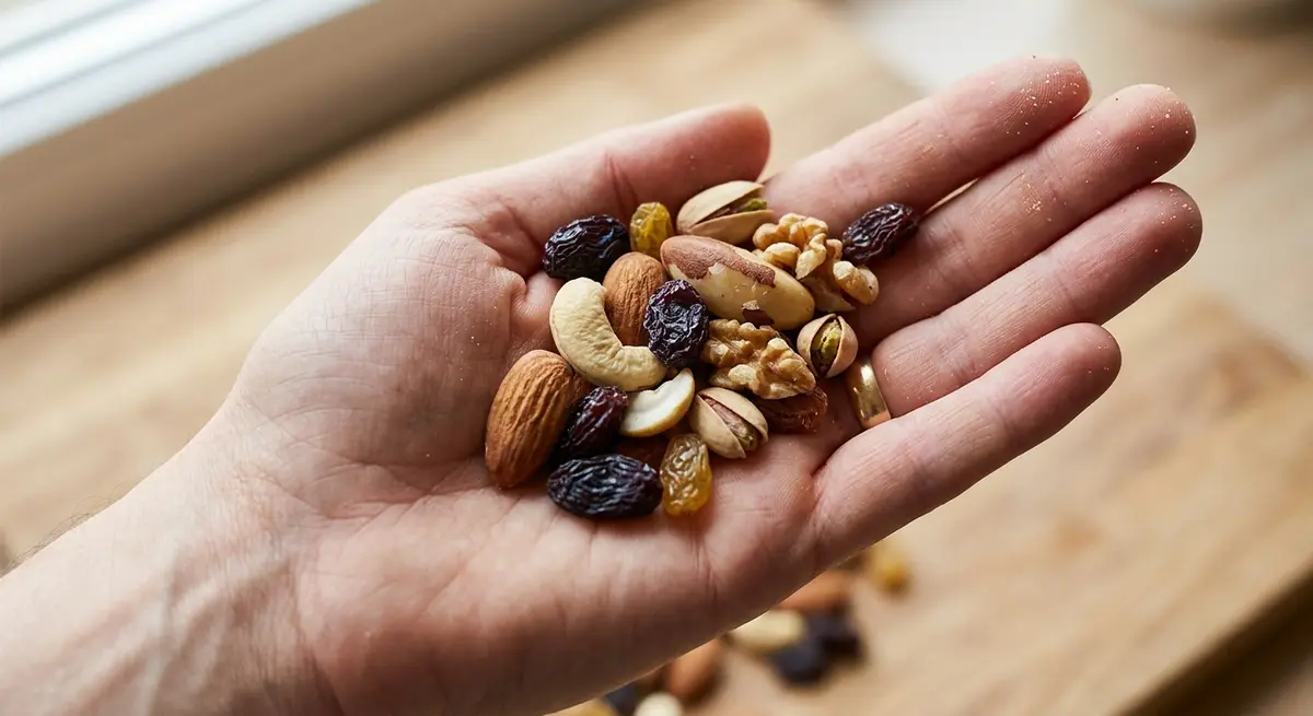 Handful of Mixed Nuts & Raisins